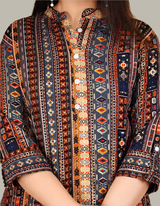 Soft Cotton Tunic Fabric – Breathable & Skin-Friendly Material for Women