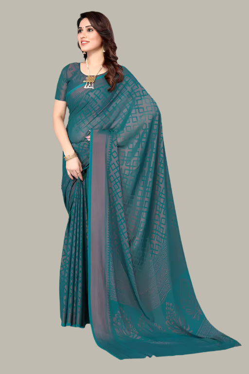 Winza designer chiffon saree – full body shot showing elegant ethnic look for women