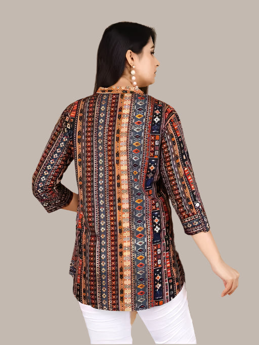 Comfortable Back Design Tunic – Elegant Everyday Wear for Women