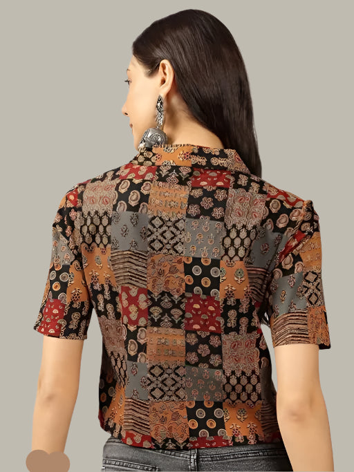 Back Design of Latest Printed Designer Top – Comfortable & Stylish
